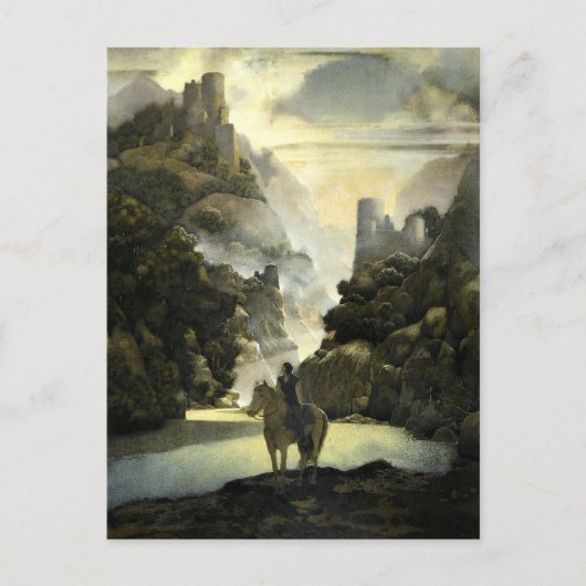 オーカシンはマクフィールド・パリシュのニコレットを求める ポストカード (正面)