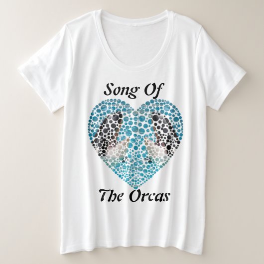 オーカスの歌 プラスサイズTシャツ (デザイン正面)