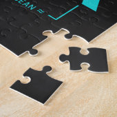 オーカスを愛しているだけの女の子のためのオルカキラークジラ ジグソーパズル (側面)