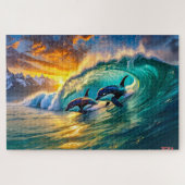 オーカスインサーフデザインバイリッチアムエンギル ジグソーパズル (横)