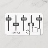 オーカスタムディオ技術者用名刺 名刺 (正面)