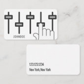 オーカスタムディオ技術者用名刺 名刺 (正面/裏面)
