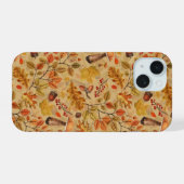 オーカーの秋の森 iPhone 15ケース (裏面横)
