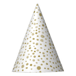 オーカーの紙吹雪ウォーターカラードットパーティーハット パーティーハット