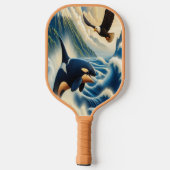 オーカ威厳のあるリーピング ピックルボールラケット (裏面)