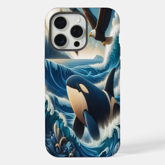 オーカ威厳のある:海交響曲 iPhoneケース (裏面)