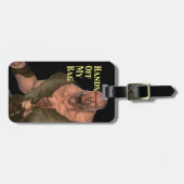 オーガが手を離せと言うバッグ簡単パーソナライズされたID ラゲッジタグ (正面横)