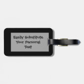 オーガが手を離せと言うバッグ簡単パーソナライズされたID ラゲッジタグ (裏面横)