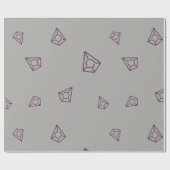 オーガカッコいいー暗号通貨のコインサインパターン ラッピングペーパー (フラット)