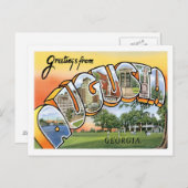 オーガスタグルジアトラベルアメリカ合衆国シティ ポストカード (正面/裏面)