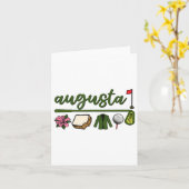 オーガスタグルジア，つつじ，ゴルフ，ピメントチーズ， Jac カード (黄色い花)