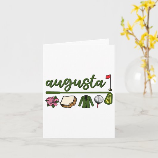 オーガスタグルジア，つつじ，ゴルフ，ピメントチーズ， Jac カード (黄色い花)