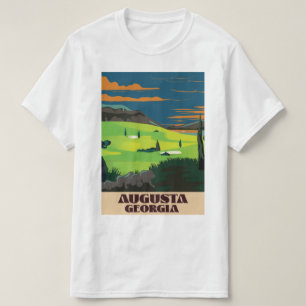 オーガスタジョージアゴルフポスター Tシャツ