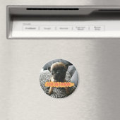 オーガスタス「フランス人のように戦う」ピン マグネット (インサイチュ (食洗機))