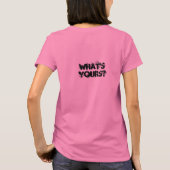オーガスタナは私のミュージカル薬 Tシャツ (裏面)