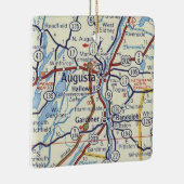 オーガスタメインヴィンテージの地図 セラミックオーナメント (右)