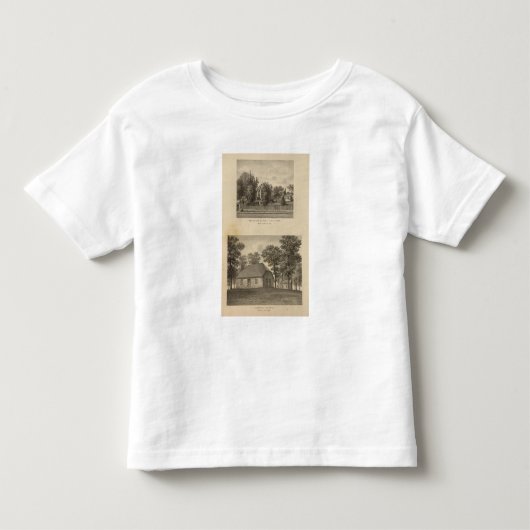 オーガスタ教会スチュワートの住宅 トドラーTシャツ (正面)