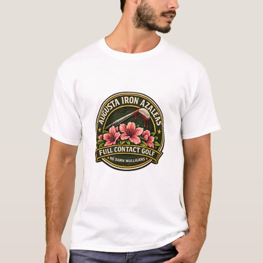 オーガスタ アイアン アザレア（フルコンタクトゴルフ）Tシャツ Tシャツ (正面)
