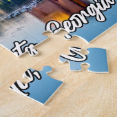 オーガスタ，ジョージア，アメリカ ジグソーパズル (側面)