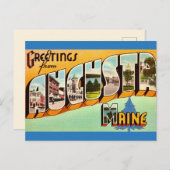 オーガスタ メイン州 グリーティング ポストカード ポストカード (正面/裏面)