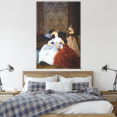 オーガストトゥルムチェ – ラフィアンセエヘシタンテ， (1866) キャンバスプリント (インサイチュ (寝室))