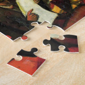 オーガス・マークェによる庭園レストラン、ヴィンテージ・アート ジグソーパズル (側面)