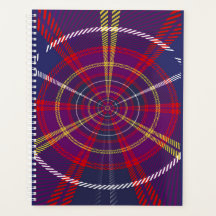 オーガナイザー赤い格子状同心円