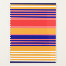 オーガナイザー黄青ストライプのプランナー