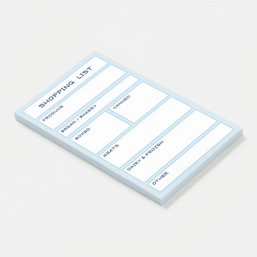 オーガナイズショッピングリストの投稿 ポストイット (アングル)