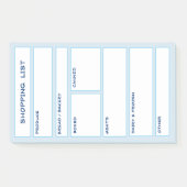 オーガナイズショッピングリストの投稿 ポストイット (正面)