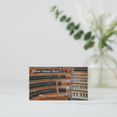 オーガニストの名刺と予定表-ストップタブ#2 名刺 (スタンド正面)