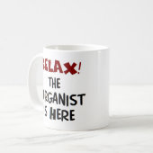 オーガニストはコーヒーマグだ コーヒーマグカップ (正面左)