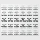 オーガニスト富裕層と成功 ラッピングペーパー (フラット)