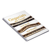 オーガニスト素晴らしは – 黄色のノートブック ノートブック (右側)