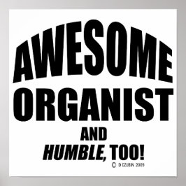 オーガニスト素晴らし ポスター