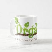 オーガニックなキリスト教のコーヒー・マグ コーヒーマグカップ (正面左)