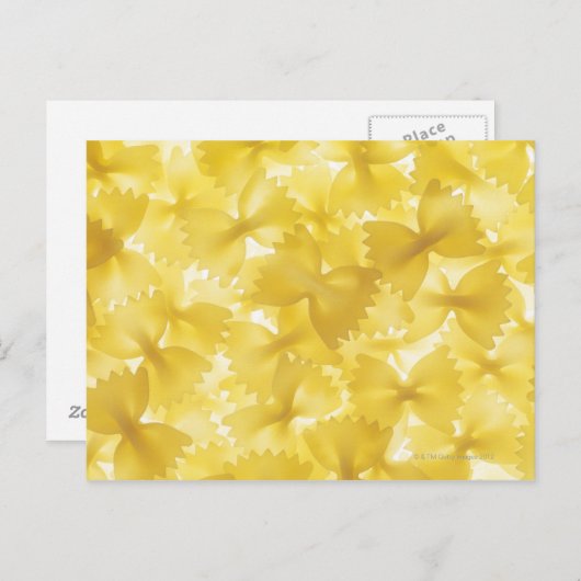 オーガニックなパスタの弓の整理 ポストカード (正面/裏面)