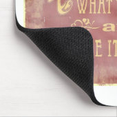 オーガニックな健康な農場の食べること マウスパッド (コーナー)