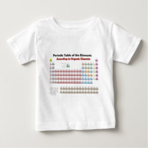 オーガニックな化学者に従う周期表 ベビーTシャツ