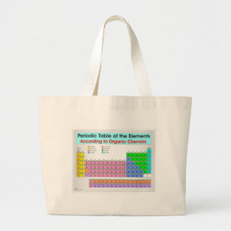 オーガニックな化学者のための周期表 ラージトートバッグ