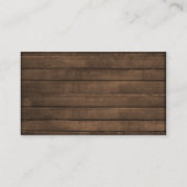 オーガニックな名刺社会的な媒体アイコン 名刺 (裏面)