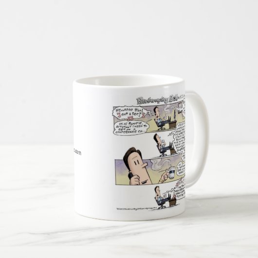 オーガニックな破産のマグ コーヒーマグカップ (正面右)