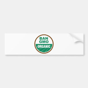 オーガニックな禁止GMO バンパーステッカー