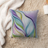 オーガニックな自然主義の紫色 クッション (ブランケット)