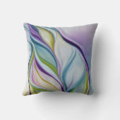 オーガニックな自然主義の紫色 クッション (裏面)