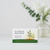 オーガニックな農家の名刺 名刺 (スタンド正面)