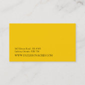 オーガニックな農家の名刺 名刺 (裏面)