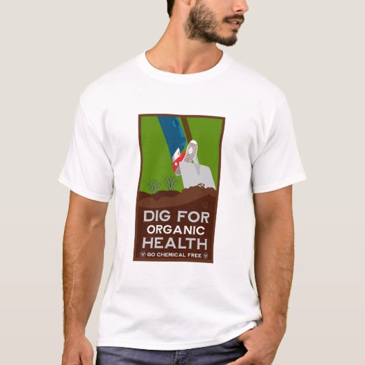 オーガニックエコ農業 Tシャツ (正面)