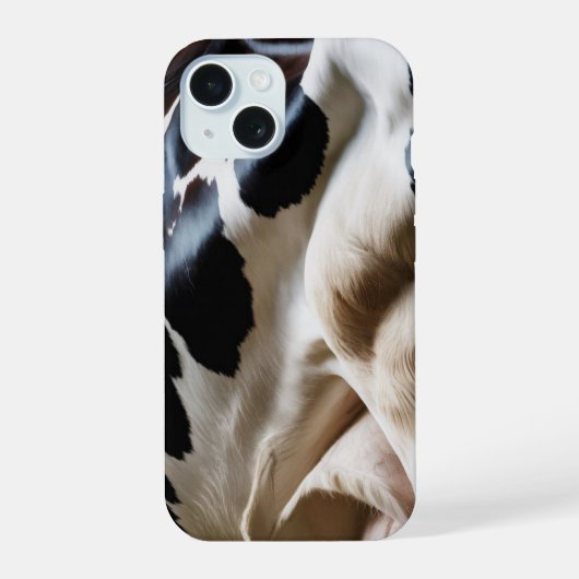 オーガニックカウハイド iPhone 15ケース (裏面)