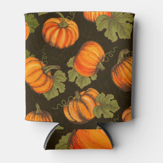 オーガニックカボチャ：テーブルにファーム 缶クーラー (正面)